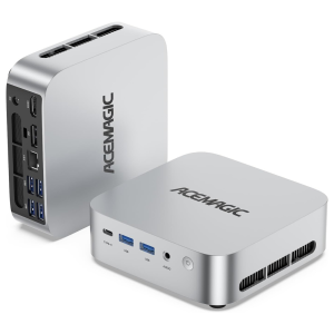 Mini PC ACEMAGIC M1 – Ryzen 7 6800H, 16 Go LPDDR5, SSD 512 Go, triple écran 4K, Wi-Fi 6
